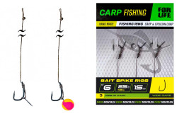 Карповый поводок с иглой Bait Spike Rigs №6, L-15см (3шт)