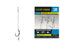 Готовый бойловый поводок KRANK BAIT RIGS №8, L-8см, (3шт)