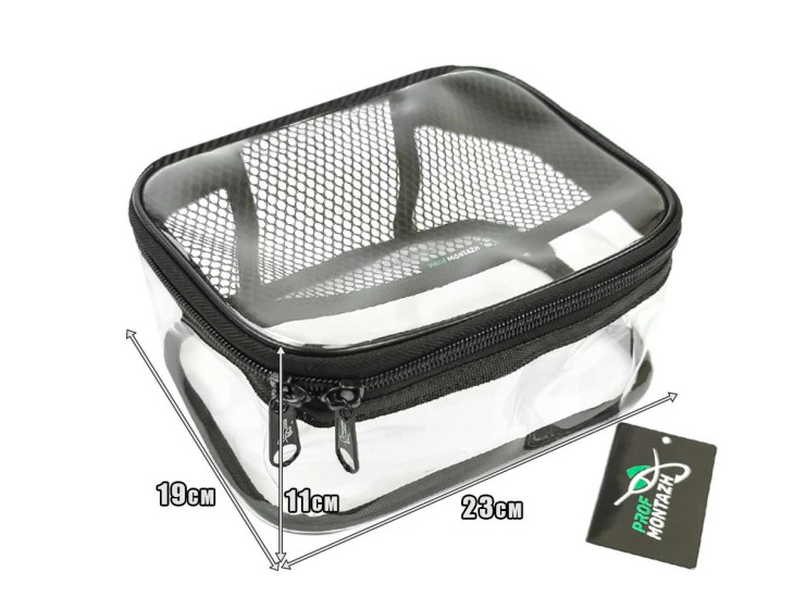 Прозрачный органайзер Crystal Bag M (23х19х11)