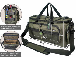 Сумка рыболовная Lures&Rigs (47х22х22см)