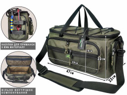 Сумка рыболовная Lures&Rigs (47х22х22см)