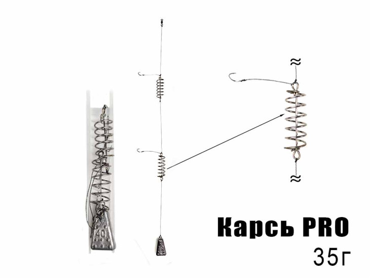 Готовая оснастка Карась PRO 35г