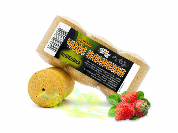 Чудо планктон Fluoro Клубника 180г