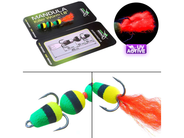 Мандула Killer Worm 3 сегмента 1,8" (MK3S902)