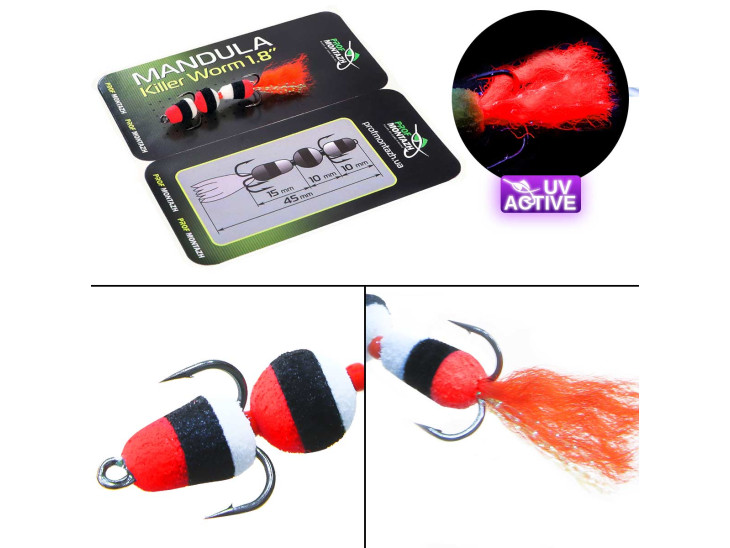Мандула Killer Worm 3 сегмента 1,8" (MK3S904)