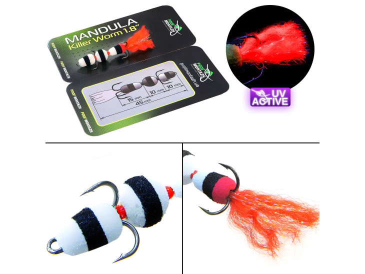 Мандула Killer Worm 3 сегмента 1,8" (MK3S907)