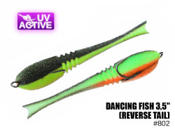 Поролоновая рыбка Dancing Fish 3,5" (Reverse Tail) #802 (5шт)