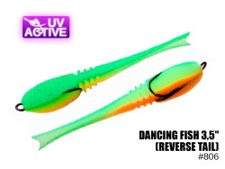 Поролоновая рыбка Dancing Fish 3,5" (Reverse Tail) #806 (5шт)