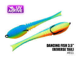 Поролоновая рыбка Dancing Fish 3,5" (Reverse Tail) #811 (5шт)