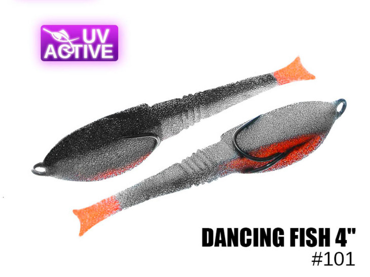 Поролоновая рыбка Dancing Fish 4" #101 (5шт)