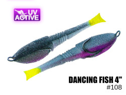 Поролоновая рыбка Dancing Fish 4" #108 (5шт)