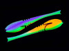Поролоновая рыбка Dancing Fish 4.5" (Reverse Tail) #607 (5шт) Поролоновая рыбка Dancing Fish 4.5" (Reverse Tail) #607 (5шт)
