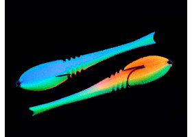 Поролоновая рыбка Dancing Fish 4" (Reverse Tail) #711 (5шт)-foto2