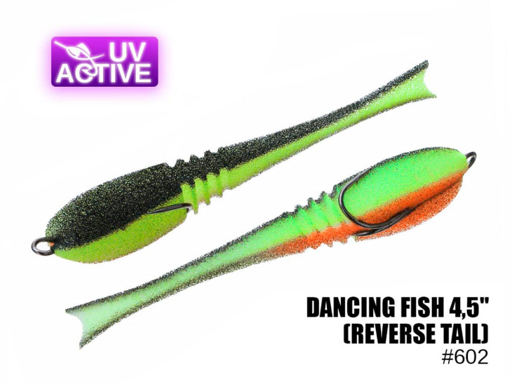 Поролоновая рыбка Dancing Fish 4.5" (Reverse Tail) #602 (5шт) Поролоновая рыбка Dancing Fish 4.5" (Reverse Tail) #602 (5шт)