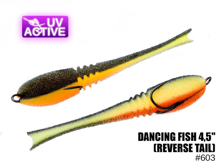 Поролоновая рыбка Dancing Fish 4.5" (Reverse Tail) #603 (5шт) Поролоновая рыбка Dancing Fish 4.5" (Reverse Tail) #603 (5шт)