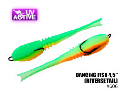 Поролоновая рыбка Dancing Fish 4.5" (Reverse Tail) #606 (5шт)