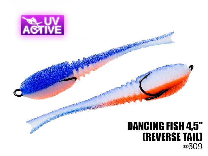 Поролоновая рыбка Dancing Fish 4.5" (Reverse Tail) #609 (5шт) Поролоновая рыбка Dancing Fish 4.5" (Reverse Tail) #609 (5шт)