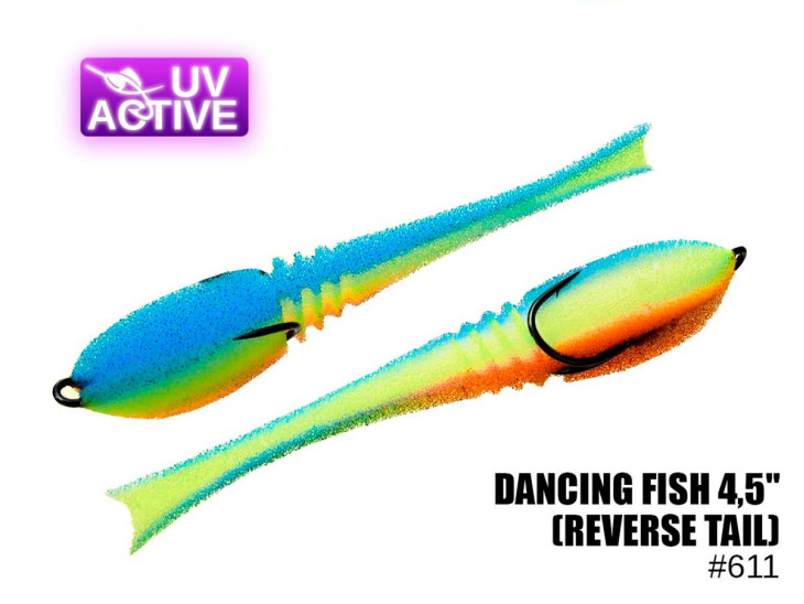 Поролоновая рыбка Dancing Fish 4.5" (Reverse Tail) #611 (5шт)