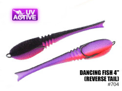Поролоновая рыбка Dancing Fish 4" (Reverse Tail) #704 (5шт)