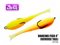 Поролоновая рыбка Dancing Fish 4" (Reverse Tail) #710 (5шт)