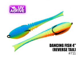 Поролоновая рыбка Dancing Fish 4" (Reverse Tail) #711 (5шт)