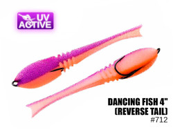 Поролоновая рыбка Dancing Fish 4" (Reverse Tail) #712 (5шт)
