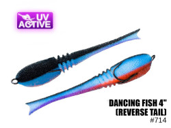 Поролоновая рыбка Dancing Fish 4" (Reverse Tail) #714 (5шт)