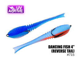 Поролоновая рыбка Dancing Fish 4" (Reverse Tail) #715 (5шт)