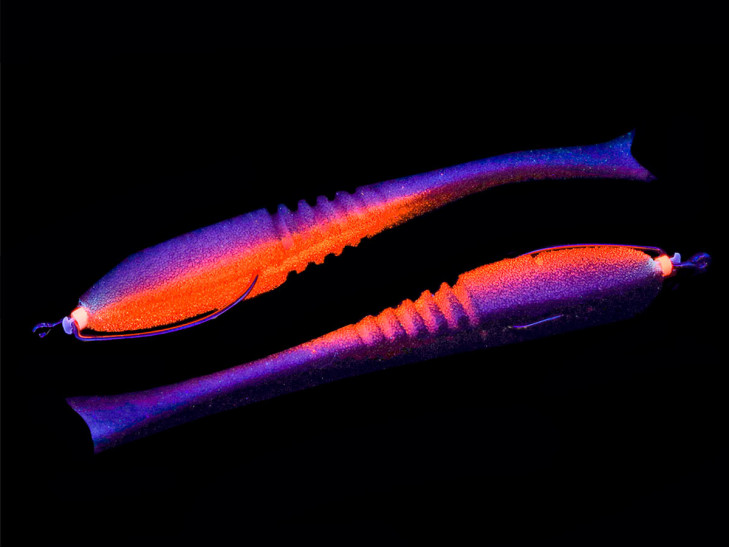 Поролоновая рыбка Dancing Fish 5,5" (Reverse Tail) Офсет #101 (5шт)