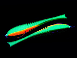 Поролоновая рыбка Dancing Fish 5,5" (Reverse Tail) Офсет #102 (5шт)-foto2