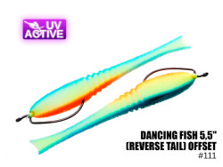 Поролоновая рыбка Dancing Fish 5,5" (Reverse Tail) Офсет #111 (5шт) Поролоновая рыбка Dancing Fish 5,5" (Reverse Tail) Офсет #111 (5шт)