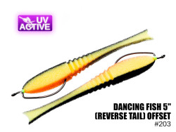 Поролоновая рыбка Dancing Fish 5" (Reverse Tail) Офсет #203 (5шт)