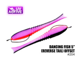 Поролоновая рыбка Dancing Fish 5" (Reverse Tail) Офсет #204 (5шт)