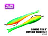 Поролонова рибка Dancing Fish 5" (Reverse Tail) Офсет #206 (5шт)