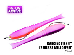 Поролоновая рыбка Dancing Fish 5" (Reverse Tail) Офсет #213 (5шт)