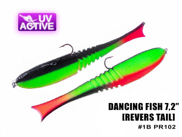 Поролоновая рыбка Dancing Fish 7,2" (Reverse Tail) #102 (1шт) Поролоновая рыбка Dancing Fish 7,2" (Reverse Tail) #102 (1шт)
