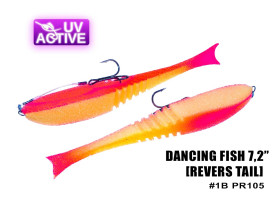 Поролоновая рыбка Dancing Fish 7,2" (Reverse Tail) #105 (1шт)
