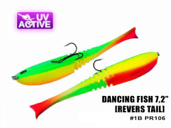 Поролоновая рыбка Dancing Fish 7,2" (Reverse Tail) #106 (1шт)