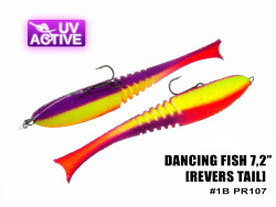 Поролоновая рыбка Dancing Fish 7,2" (Reverse Tail) #107 (1шт)