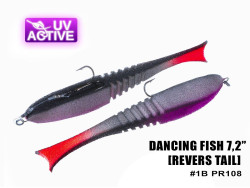 Поролоновая рыбка Dancing Fish 7,2" (Reverse Tail) #108 (1шт)