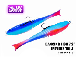 Поролоновая рыбка Dancing Fish 7,2" (Reverse Tail) #115 (1шт)