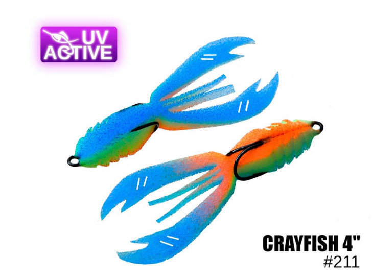 Поролоновый рак CrayFish 4" #211 (2шт)