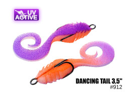 Поролоновый твистер Dancing tail 3,5" #912 (2шт)