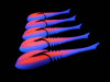 Поролоновая рыбка Dancing Fish 4" (Reverse Tail) #714 (5шт) Поролоновая рыбка Dancing Fish 4" (Reverse Tail) #714 (5шт)